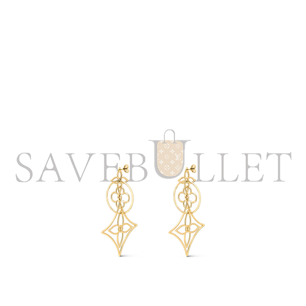 LOUIS VUITTON LV TWIGGY EARRINGS M00952 LOUIS VUITTON LV TWIGGY EARRINGS M00952